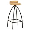 vidaXL Barhocker 2 Stk. Massivholz Mango