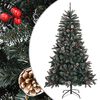 vidaXL K&uuml;nstlicher Weihnachtsbaum mit St&auml;nder Gr&uuml;n 150 cm PVC