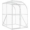 vidaXL H&uuml;hnerstall Silber 200 x 200 x 215 cm Verzinkter Stahl
