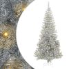 vidaXL Weihnachtsbaum Silber 180 cm PET
