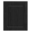 vidaXL K&uuml;chenschrank Kalmar 2 pcs Schwarz Eichen-Optik 50 x 31 x 60 cm