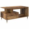 vidaXL Couchtisch mit Schubladen Altholz 90 x 49 x 45 cm Holzwerkstoff