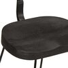 vidaXL Barhocker 2 Stk. Schwarz 49x43x79 cm Mango Massivholz