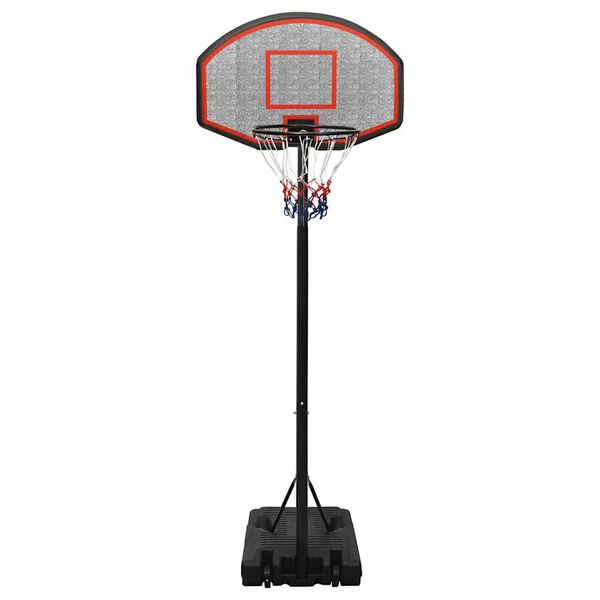 vidaXL Basketballst&auml;nder Schwarz 237-307 cm Polyethylen