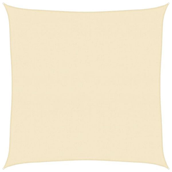vidaXL Sonnensegel 160 g/m&sup2; Creme 6x6 m HDPE