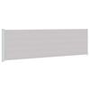vidaXL Seitenmarkise Ausziehbar 180x614 cm Grau