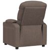 vidaXL Relaxsessel Taupe Stoff