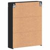 vidaXL Badezimmerspiegelschrank TULUM Schwarz 60 x 16,5 x 78 cm