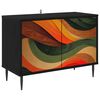 vidaXL TV-Schrank BONN 69 x 33 x 50,5 cm Schwarz Eichen-Optik