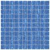 vidaXL Mosaikfliese 11 pcs Blau 50 x 50 cm Glas