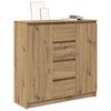 vidaXL Sideboard mit Schubladen Artisan-Eiche 100,5x35x98,5 cm