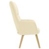 vidaXL Relaxsessel Creme Stoff