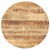 vidaXL Tischplatte Massivholz Mango Rund 25-27 mm 40 cm