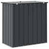 vidaXL Gartenlagerbox Schwarz 101,5 x 57 x 100,5 cm Stahl