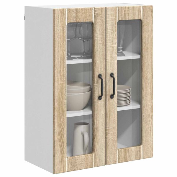 vidaXL K&uuml;chenschrank Sonoma-Eiche 60 x 31 x 80 cm Holzwerkstoff