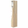 vidaXL Eckschrank Sonoma-Eiche 27,5x27x140cm Holzwerkstoff