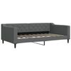 vidaXL Tagesbett Dunkelgrau 100x190 cm Stoff