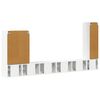 vidaXL TV-Wandregal-Set Wandmontiert 6 pcs Wei&szlig;
