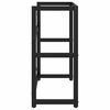 vidaXL Badezimmer Waschtischgestell Schwarz 79x38x83 cm Eisen