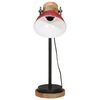 vidaXL Schreibtischlampe 25 W Rot 18x18x60 cm E27