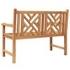 vidaXL Bank Braun 150 x 60 x 90 cm Massivholz Teak