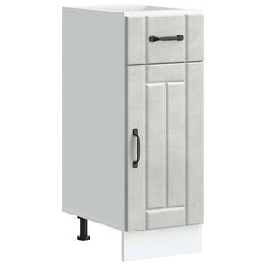 vidaXL K&uuml;chen-Unterschrank Lucca Betongrau Holzwerkstoff