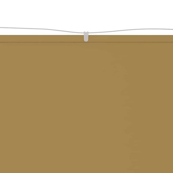 vidaXL Senkrechtmarkise Beige 180x1000 cm Oxford-Gewebe