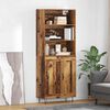 vidaXL Highboard 2 pcs Altholz Holzwerkstoff