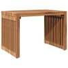 vidaXL Garten-Beistelltisch Braun 50 x 32,5 x 35 cm Massivholz Teak