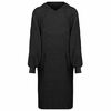 vidaXL Decken-Hoodie KINN Schwarz XL Baumwolle