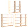 vidaXL Lagerregale 5 B&ouml;den 3 Stk. 170x38x170cm Massivholz Kiefer 500kg