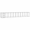 vidaXL Outdoor-Hundezwinger Stahl 26,62 m&sup2;