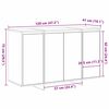 vidaXL Sideboard Betongrau 120 x 41 x 75 cm Holzwerkstoff