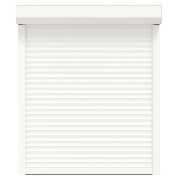 vidaXL Rollladen Aluminium 100x130 cm Wei&szlig;