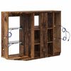 vidaXL Eck-LED-TV-Schrank Altholz 100x40x68cm Holzwerkstoff