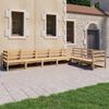 vidaXL 7-tlg. Garten-Lounge-Set Massivholz Kiefer