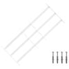 vidaXL Sicherheitsgitter f&uuml;r Fenster mit 3 Querstangen 3 pcs 63-114 cm