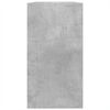 vidaXL Waschbeckenunterschrank Betongrau 63x29x55 cm Holzwerkstoff