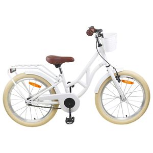 vidaXL Kinderfahrrad 20 Zoll 6-11 Wei&szlig;