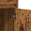 vidaXL Badschrank Altholz-Optik 60x33x80 cm Holzwerkstoff