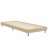vidaXL Bettgestell ohne Matratze Sonoma-Eiche 75x190 cm Holzwerkstoff
