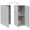 vidaXL Lagerschrank Grau Sonoma 40x45x103,5 cm Holzwerkstoff