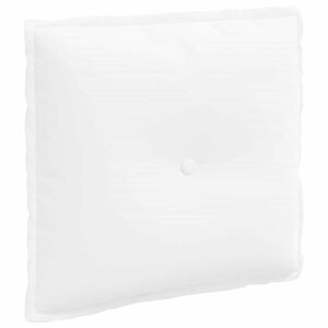 vidaXL R&uuml;ckenkissen Wei&szlig; 50 x 19 x 45 cm Stoff