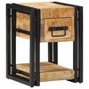 vidaXL Nachttisch 2 stk. Braun 30 x 30 x 40 cm Massivholz Mango