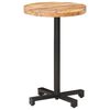 vidaXL Bistrotisch Rund &Oslash;50x75 cm Raues Mangoholz
