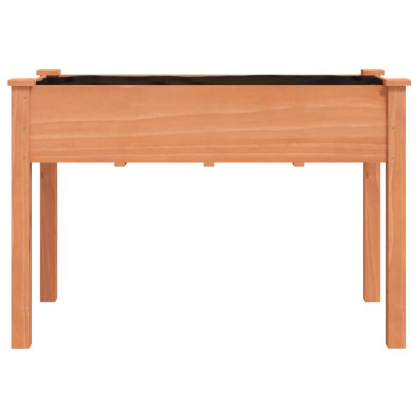 vidaXL Pflanzk&uuml;bel mit Einsatz Braun 118x59x76 cm Massivholz Tanne