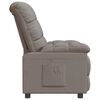 vidaXL Relaxsessel Taupe Stoff