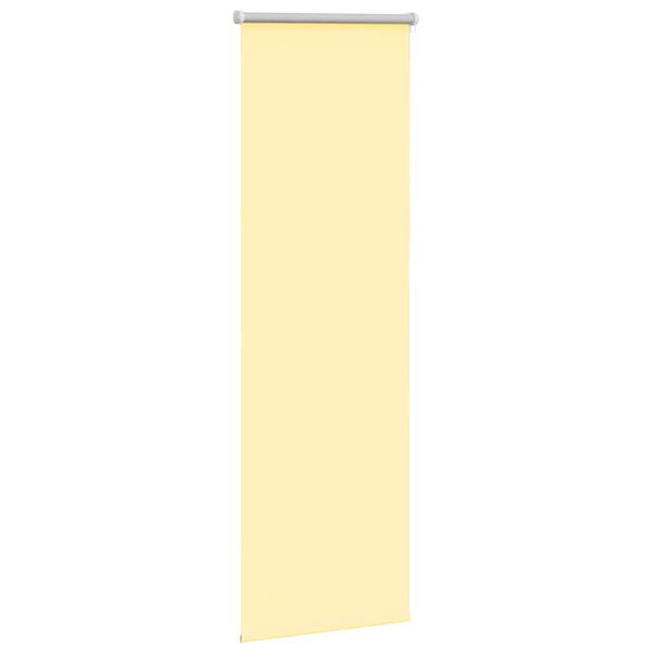 vidaXL Verdunkelungsrollo Gelb 50x175 cm Stoffbreite 45,7 cm Polyester