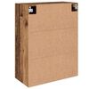 vidaXL Wandschrank 2 pcs Altholz 69,5 x 34 x 90 cm Holzwerkstoff