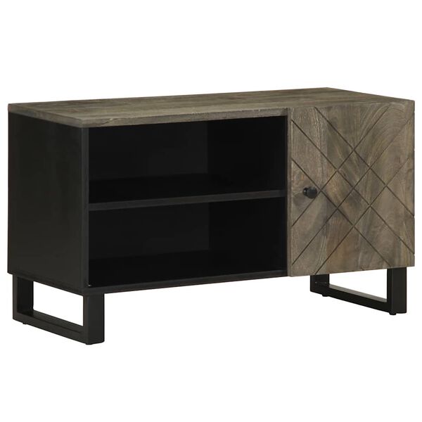vidaXL TV-Schrank 80x33x46 cm Massivholz Mango